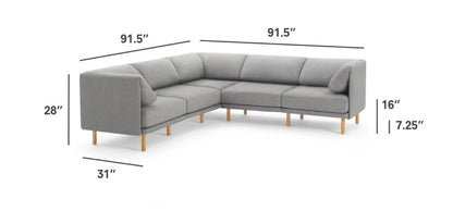 Burrow - Range 5-Piece Sectional (Used)